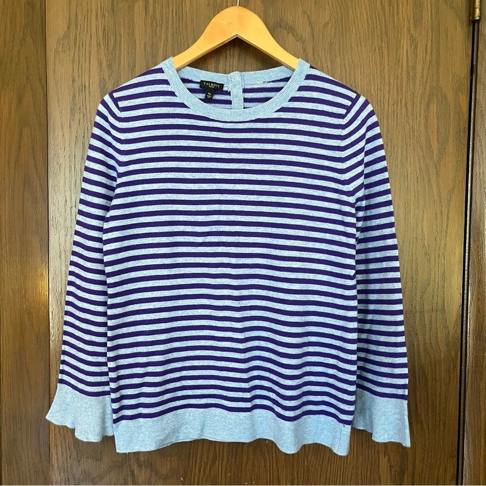 Talbots Lambswool Striped Sweater